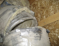 Old air ducts can deteriorate. Air conditioning service and Heating service.