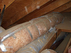 Air ducts can lose more than ½ the air conditioning. Air conditioning service and Heating service.